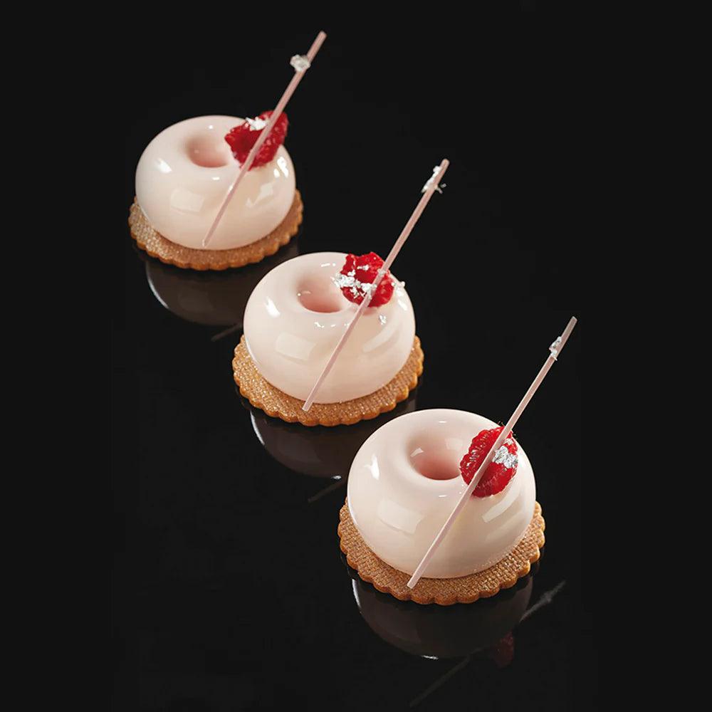 moule Pavoflex, moule silicone 400x300, moule donut, Pavoni, moule professionnel, silicone injection, mignardise, entremets, monoportion, PX4349