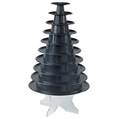 pyramide noire a macaron