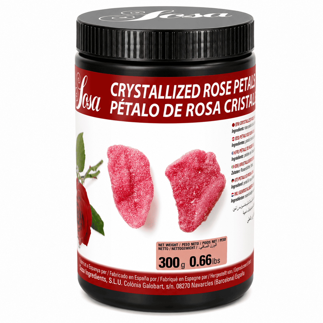 Pétales de Rose Cristallisés 1 mm – 300 g