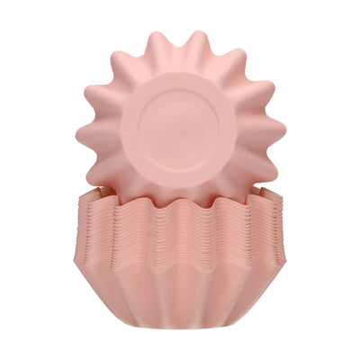 48 Bloom Cupcake Liners - Pastel Pink