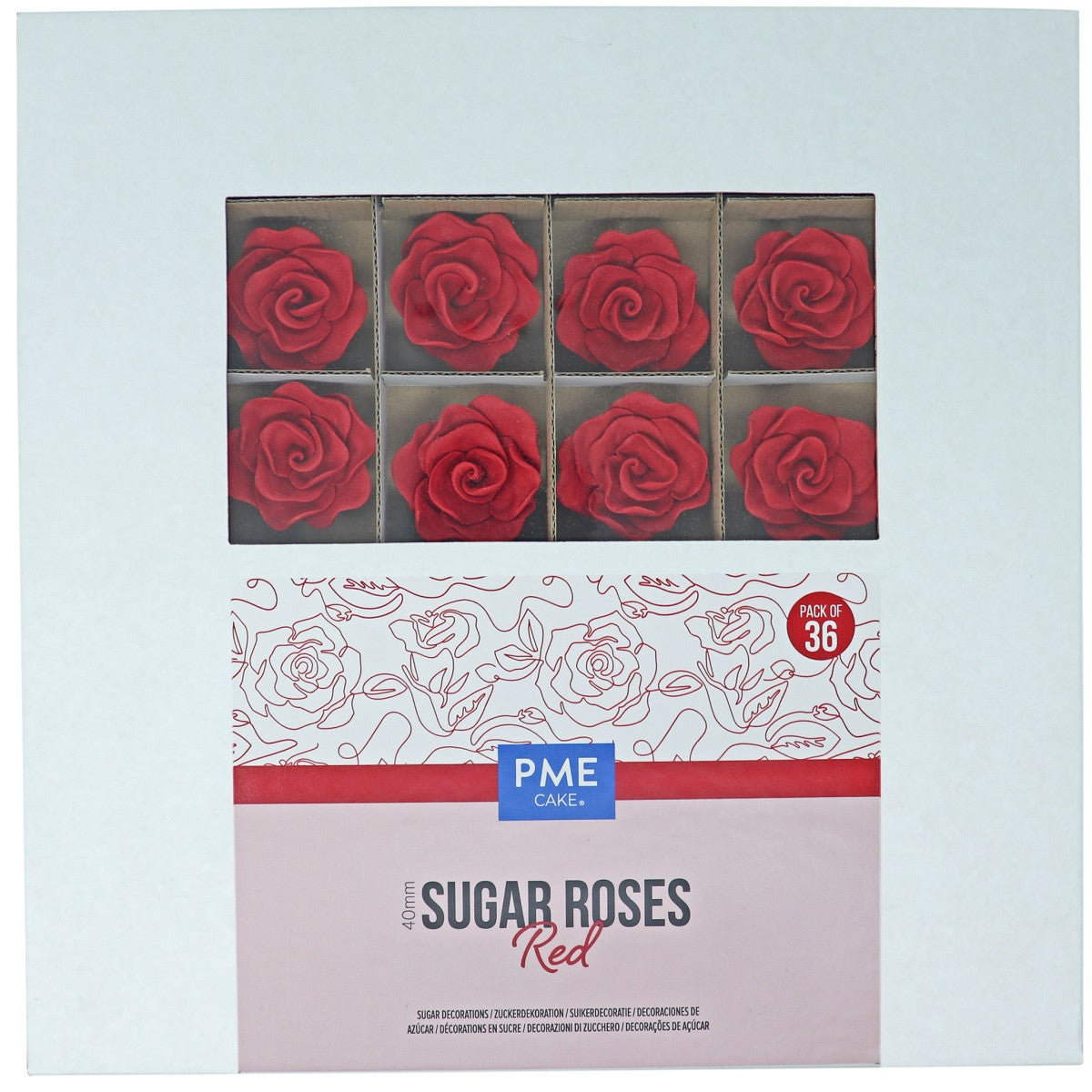 Rosas de Açúcar (escolha o modelo)