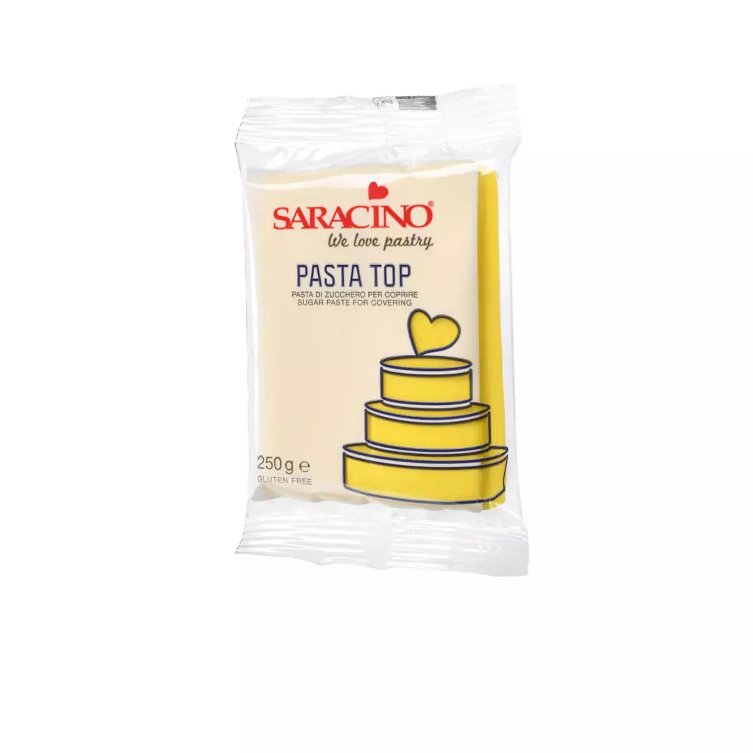 Pâte à sucre Saracino Pasta Top Jaune 250g