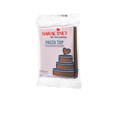 Pâte à sucre Saracino Pasta Top Marron 250g