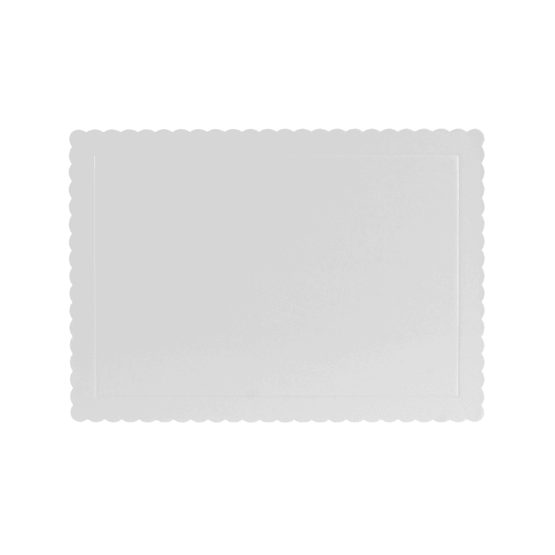 Semelle Rectangulaire - BLANC 30 x 40cm - PASTRY COLOURS