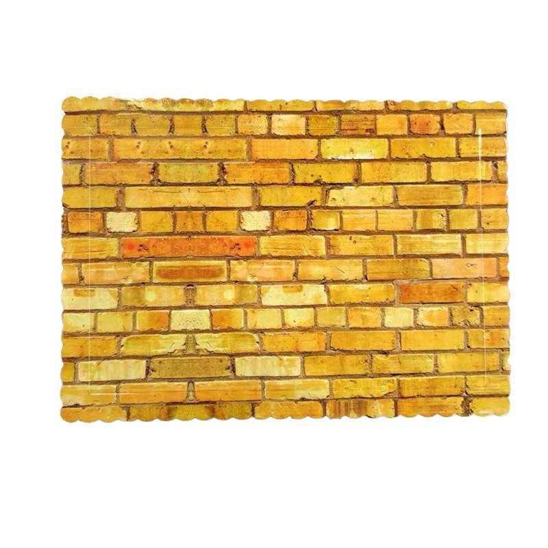 Semelle Rectangulaire - Effet Mur Doré 30 x 40cm