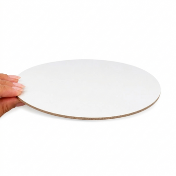 Semelle à Gâteau Ronde Blanc Mat - 30cm