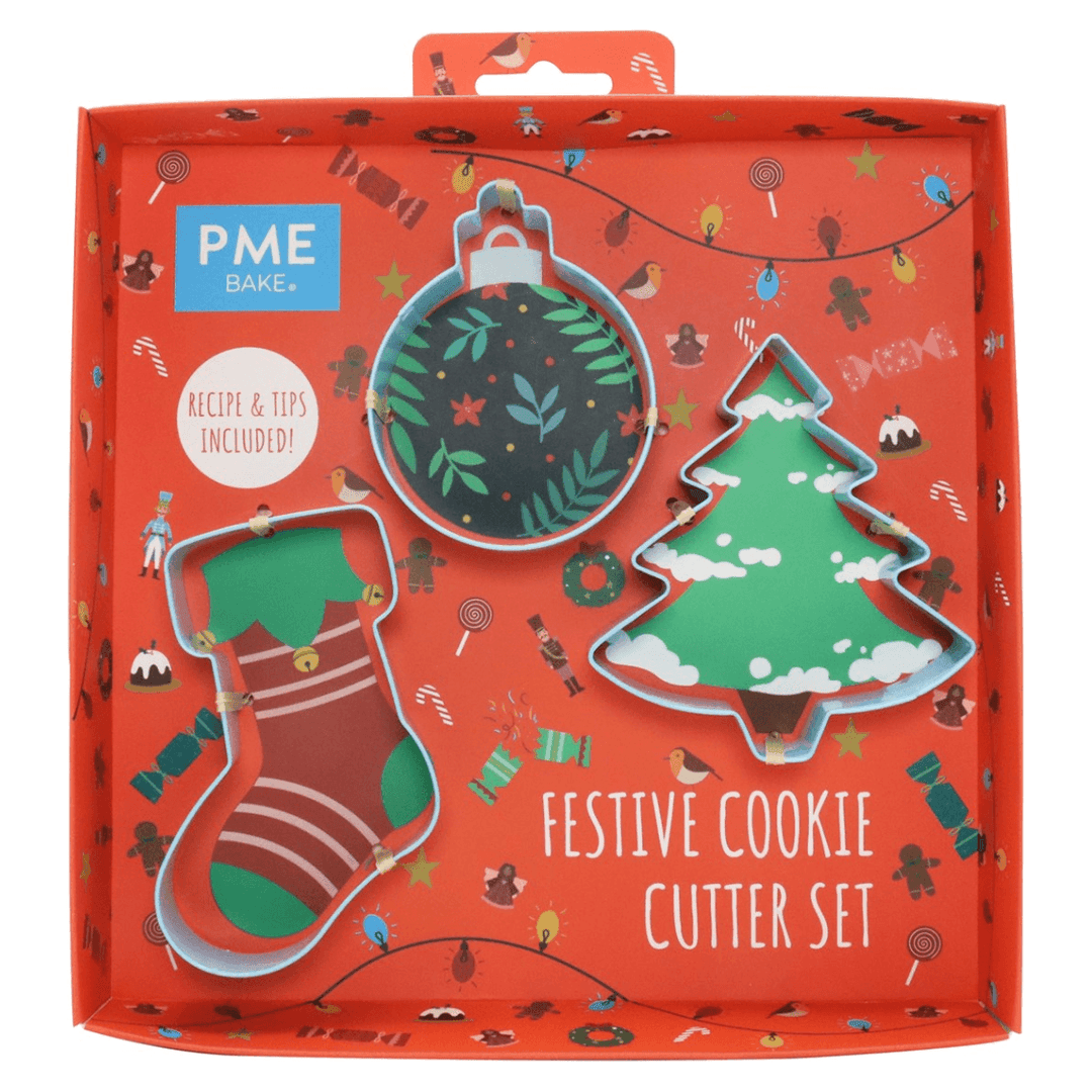 Set/ 3 Emporte-pièce Festif Noël