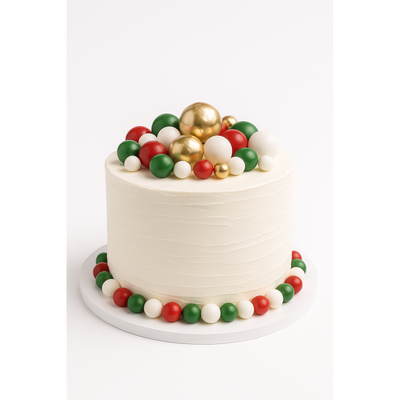 Set/32 Boules Décoratives avec Tiges - NOËL