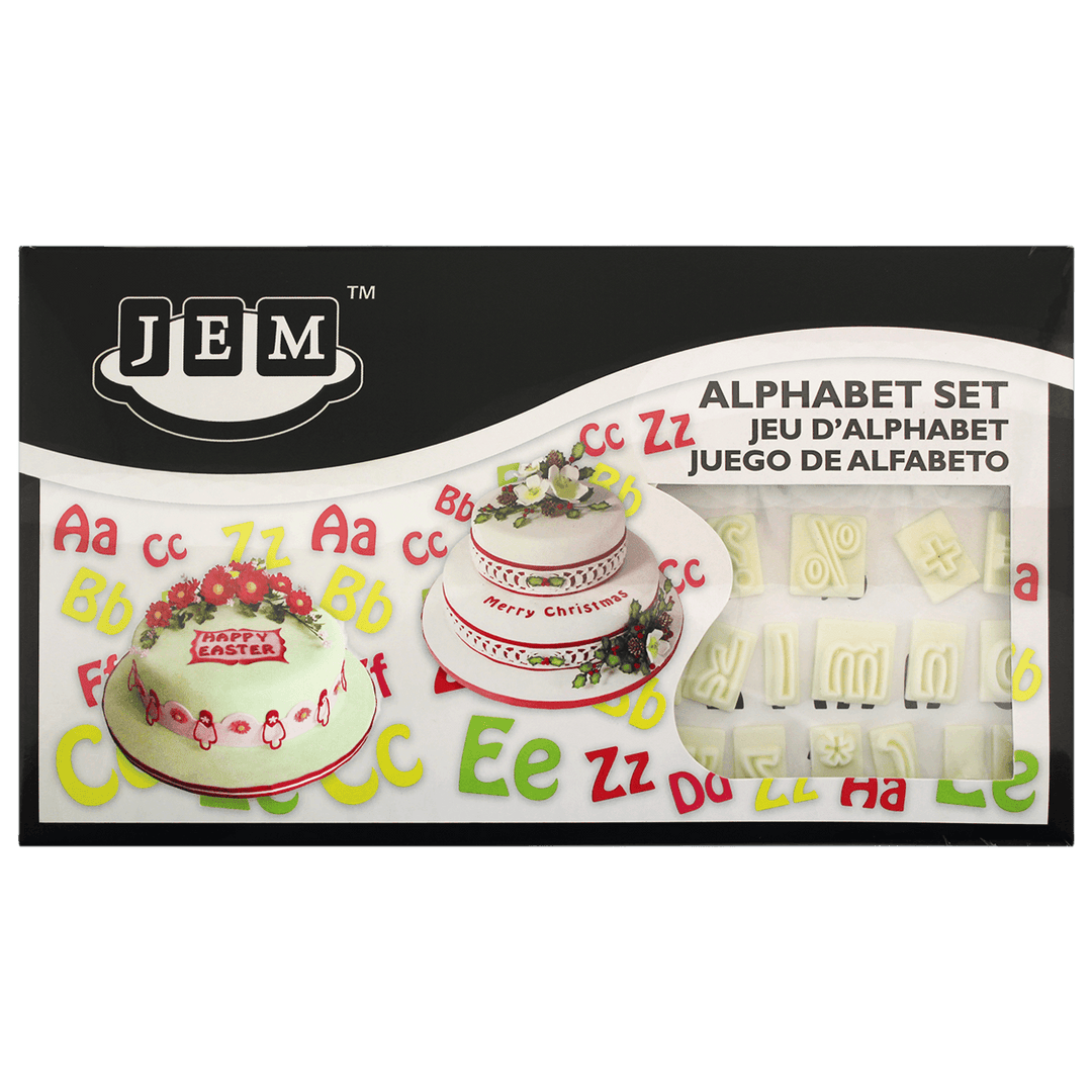 Set/ 64 Emporte-pièces Alphabet