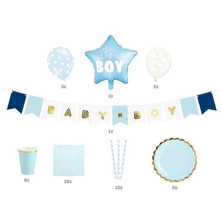 Set de décoration - It's a Boy - PARTY DECO