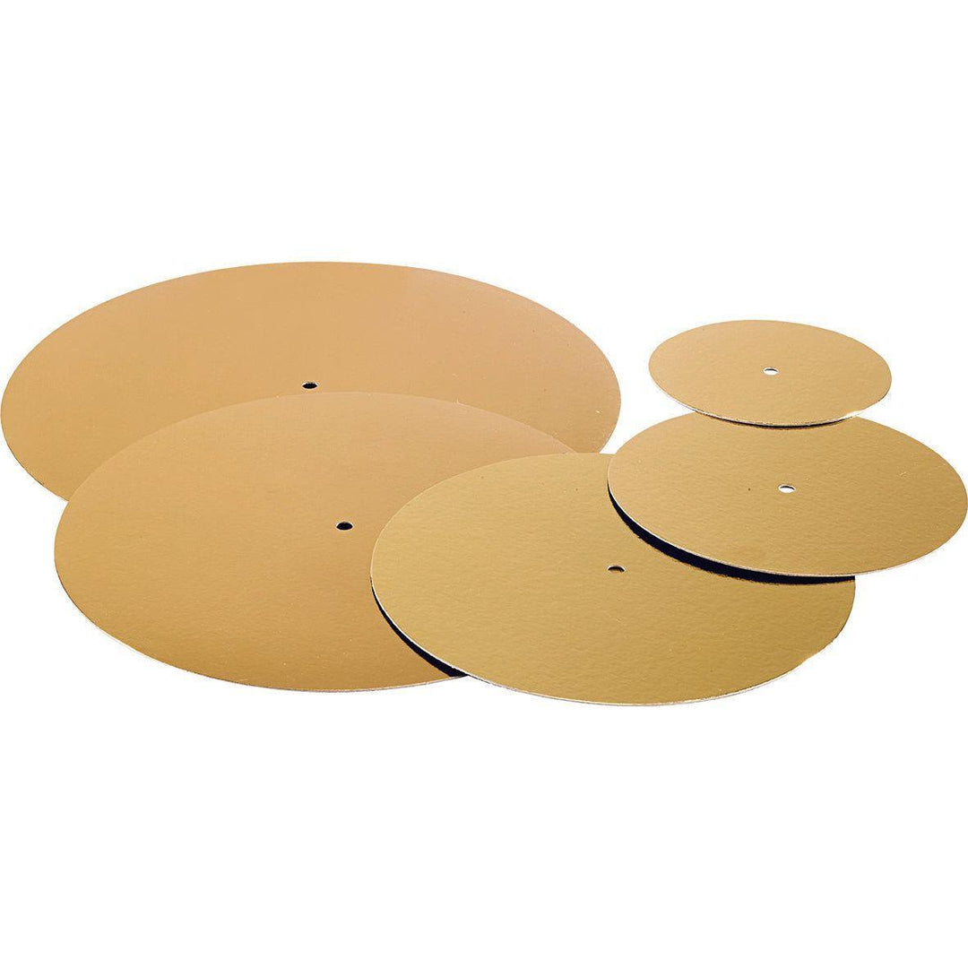 Set/10 - Support Double Face Noir & Or Perforés