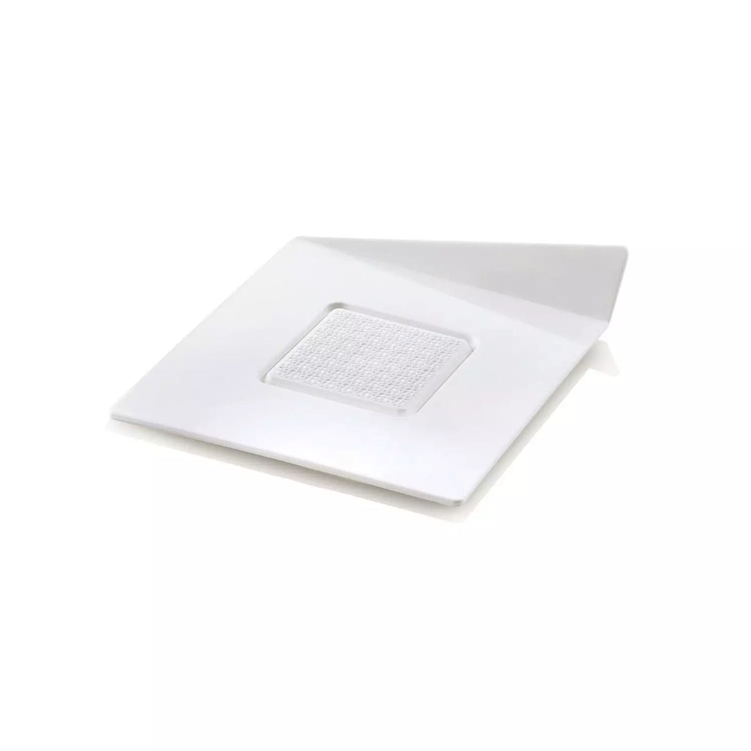Set/100 Semelles Carrées Blanches – 83×83 mm – Réutilisables