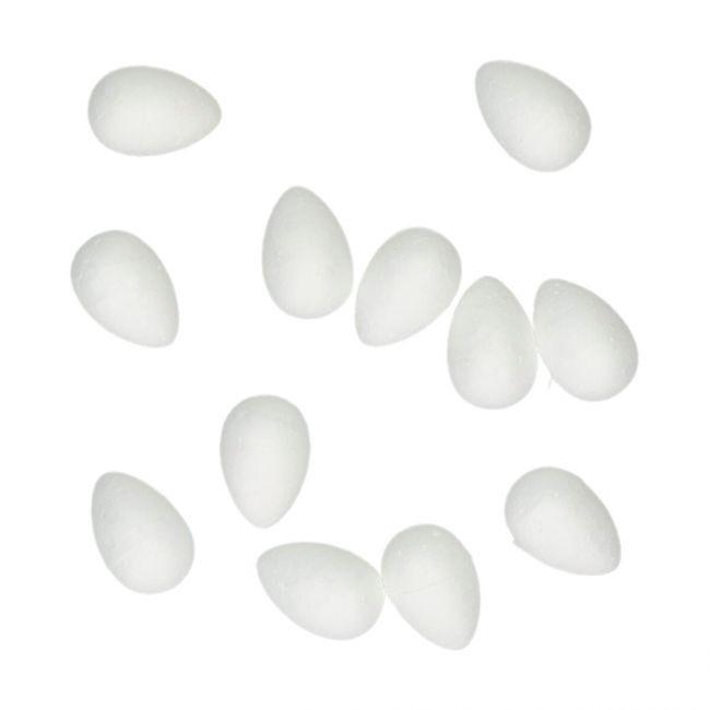 Set/12 Boutons Floraux en Polystyrène