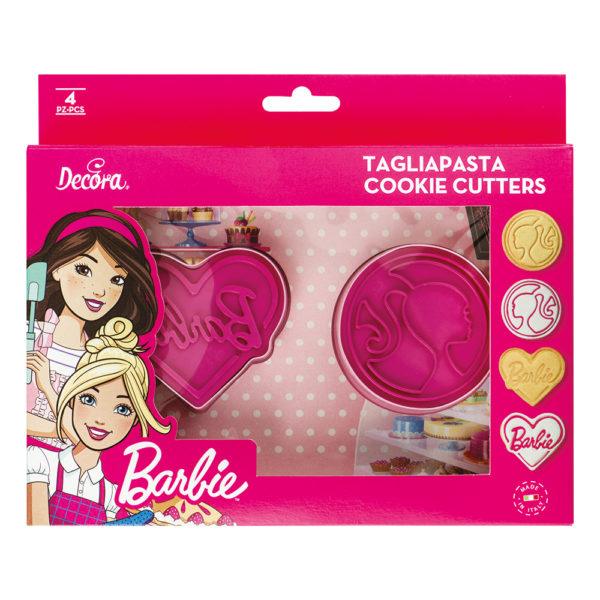 Set/2 Embosseurs avec Emporte pièce - Barbie - DECORA