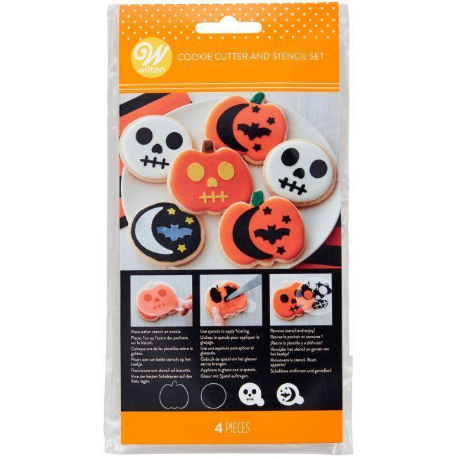 Set/2 Emporte-pièces avec Pochoirs Halloween