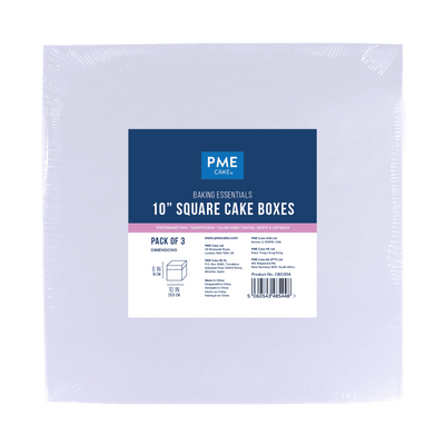 Set/3 Boites à gâteau Carrée PME - Choisir la taille - PME