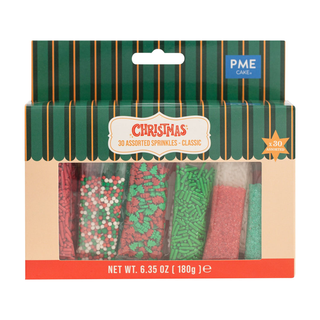 Set/30 Sprinkles Assortis - Christmas Classic 180g