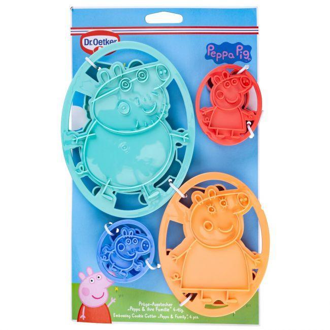 Set/4 Embosseurs Peppa Pig