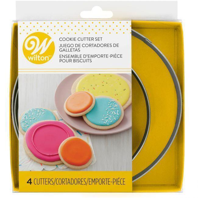 Set/4 Emporte-pièce Rond Métal