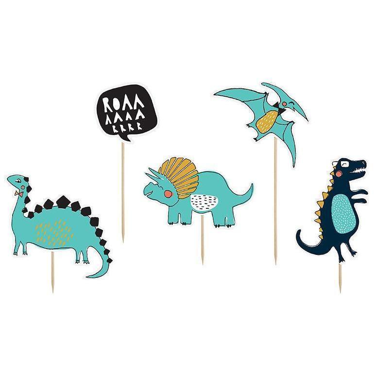 Set/5 Toppers Mix Dino Party