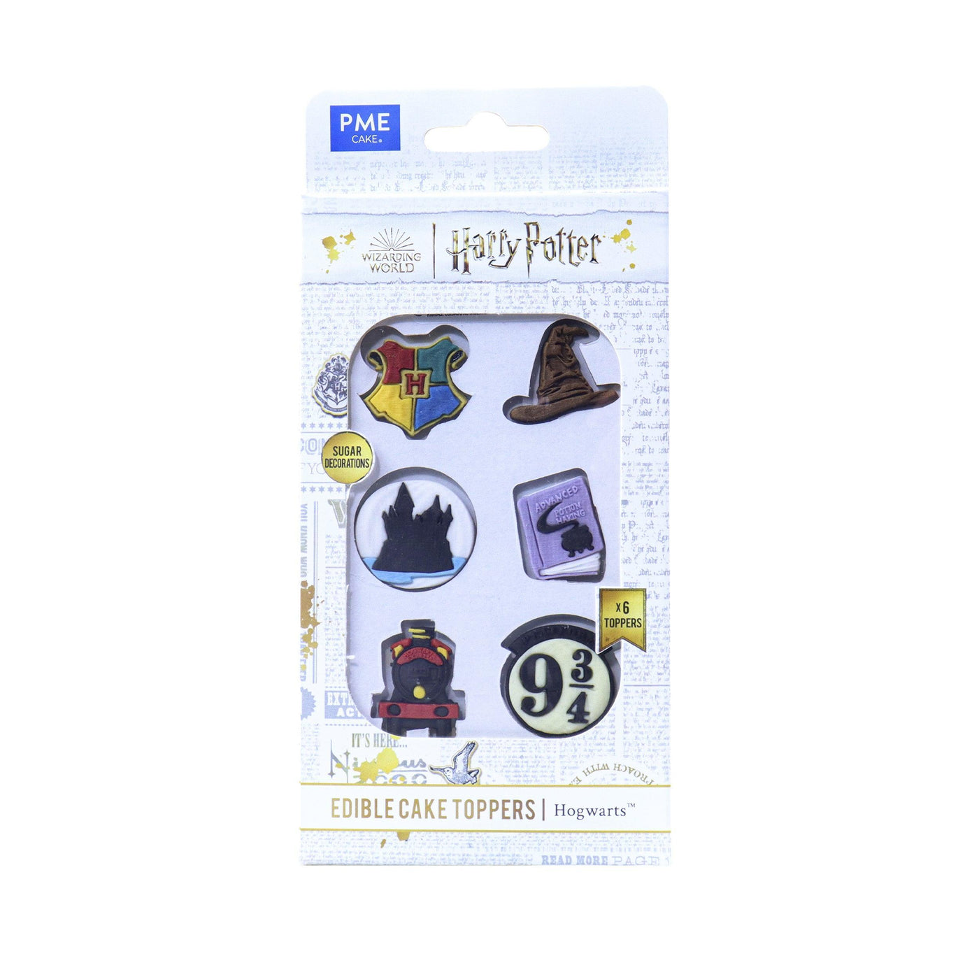 Set/6 Décorations Comestibles Hogwarts - PME