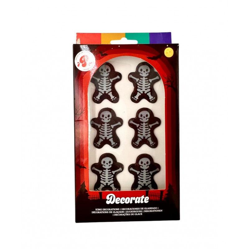 Set/6 Squelettes en Chocolat - PASTRY COLOURS