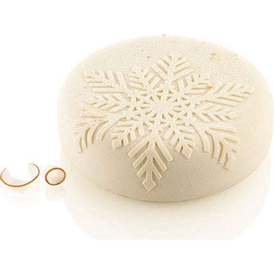 Entremets fini avec relief flocon – moule NEVE 1100