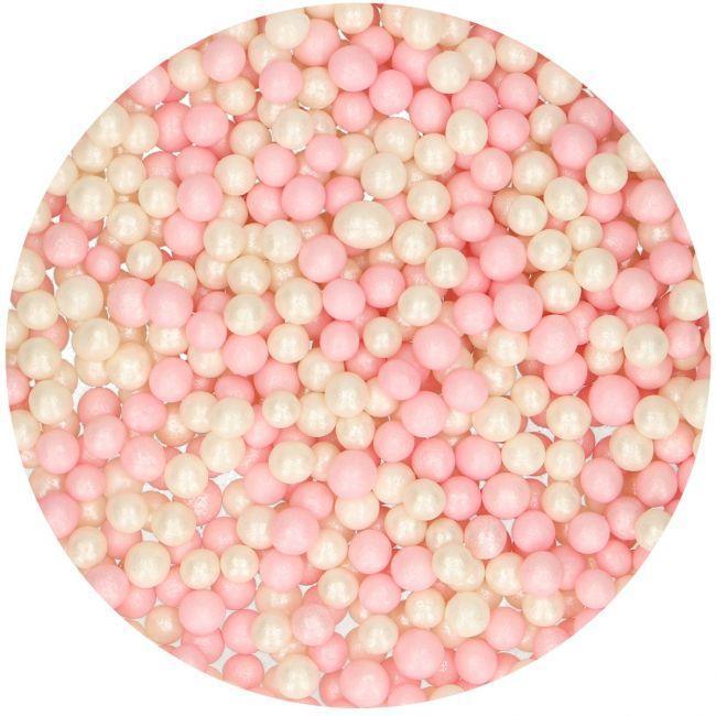 Soft Pearls - Rose & Blanc - FUN CAKES