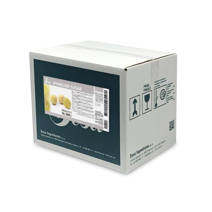 Sparkling Sugar Sosa – Sucre pétillant 15 kg pour production pâtissière et chocolaterie