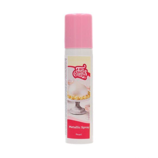 Spray Metallic Pearl 100ml - FUN CAKES