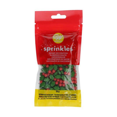 Sprinkles Holly Leaf 56g - WILTON