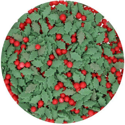 Sprinkles Holly Mix 55g - FUN CAKES