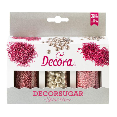 Sprinkles Mix - Pink and Silver - DECORA