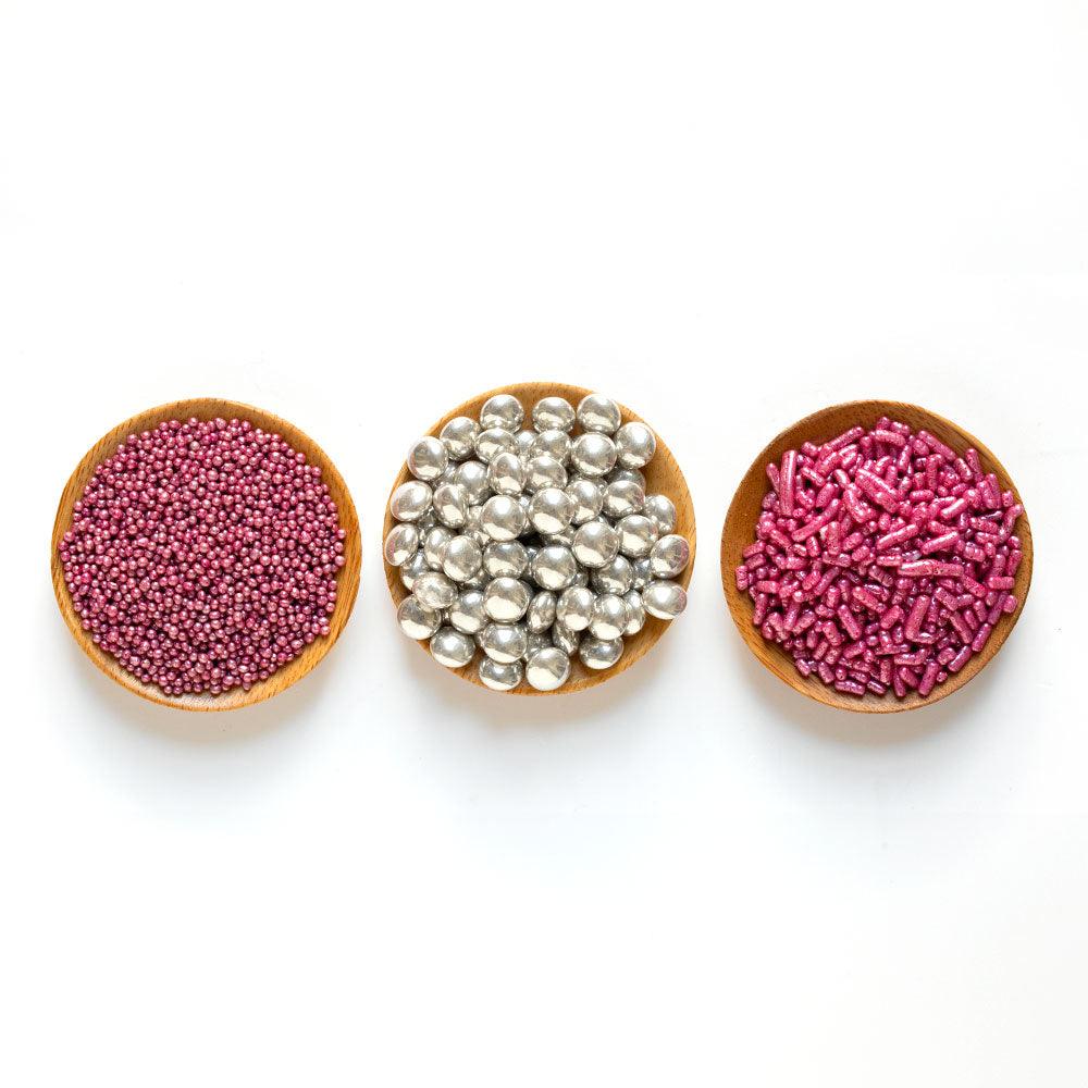 Sprinkles Mix - Pink and Silver - DECORA