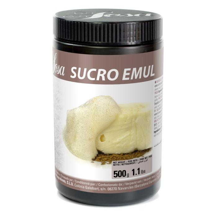 Pot de 500 g de Sucre Emul Sosa, émulsifiant en poudre pour crèmes, airs et écumes