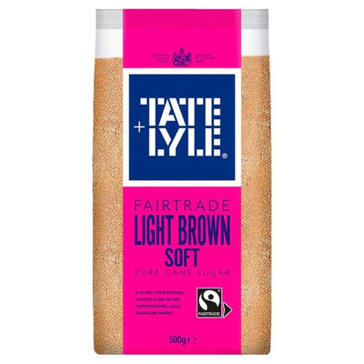 Sucre Light Brown Fairtrade 500g - TATE & LYLE