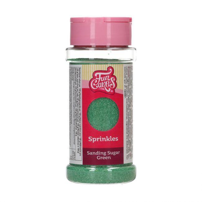 Glitzernder Sandzucker 80g – Grün – LUSTIGE KUCHEN