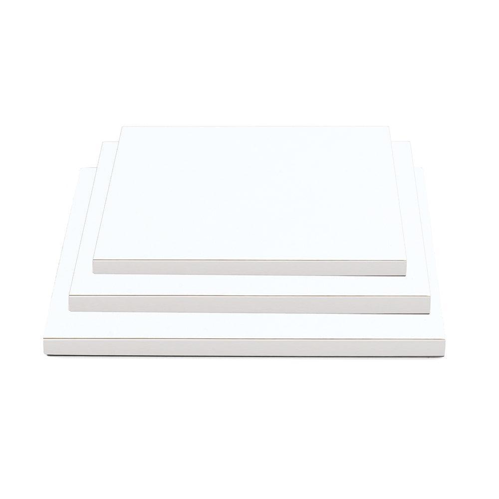 Support à gâteau Carré - Drum Blanc
