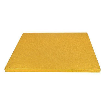 Support à gâteau Carré - GOLD - Drum - 30,5cm - FUN CAKES