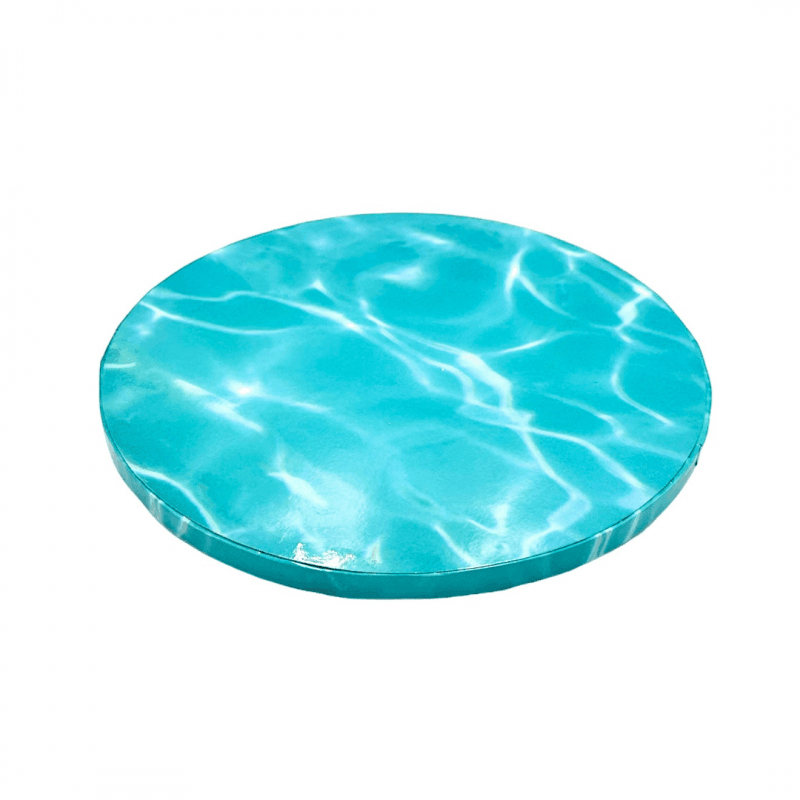 Support à gâteau Rond - Aqua - Drum