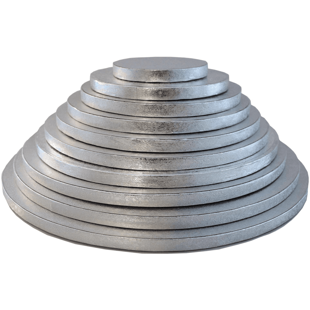 Support à gâteau Rond - Drum SILVER
