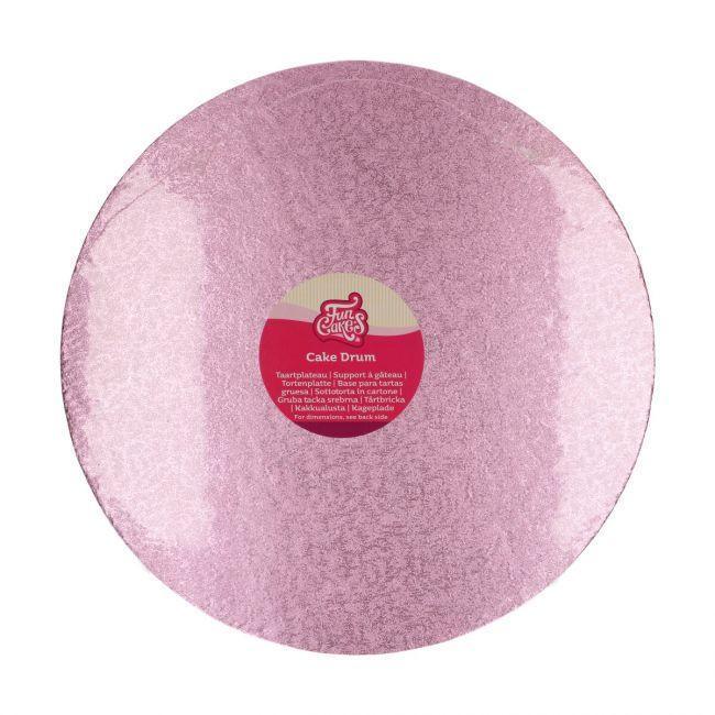 Support à gâteau Rond - Rose - Drum - vue 2
