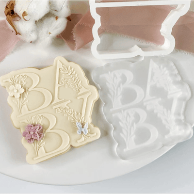 Tampon 3D + Cutter - Baby Floral - OH MY COOKIE