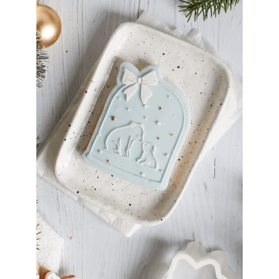 Tampon 3D + Cutter - Boule à Neige Ours - OH MY COOKIE