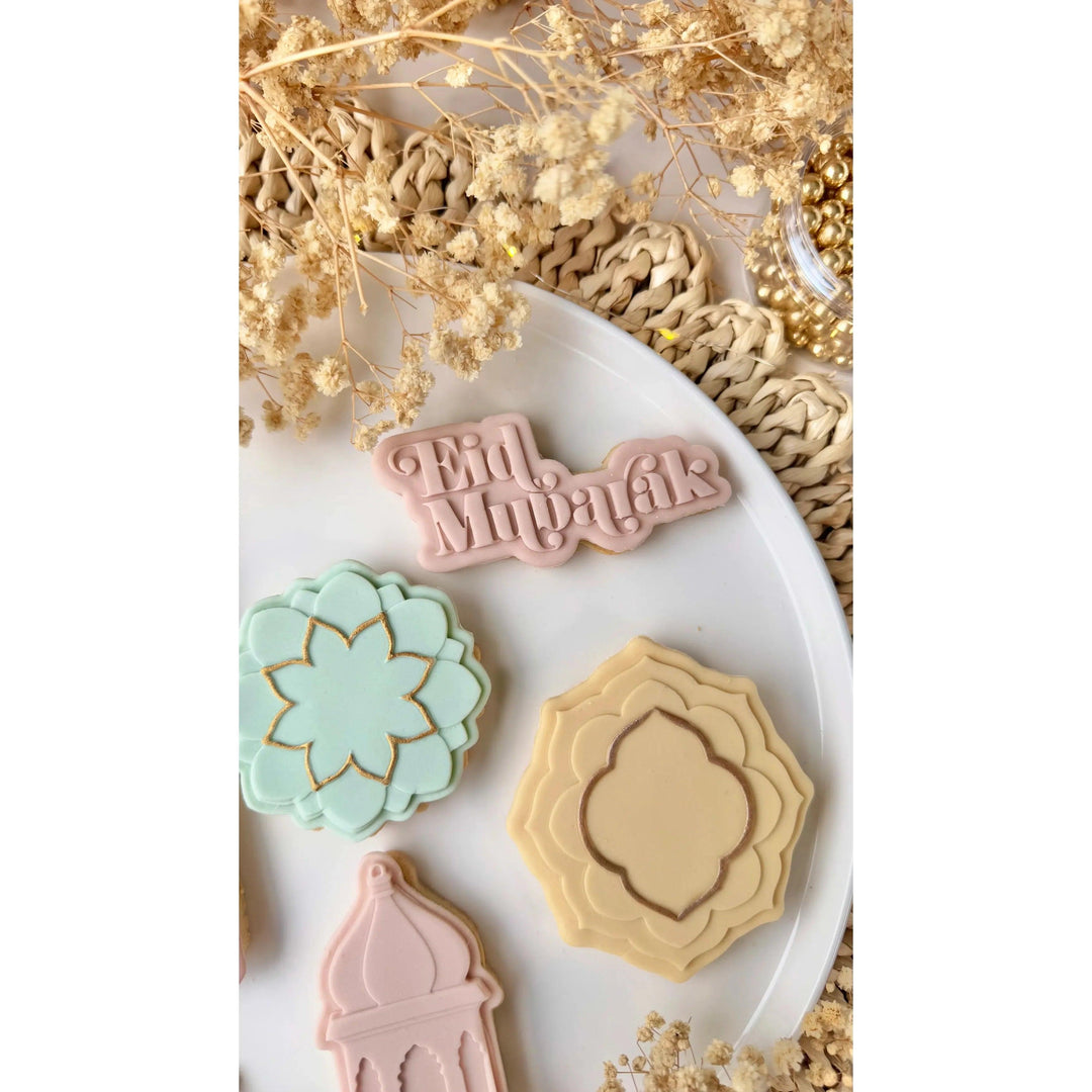 Tampon 3D + Cutter - Eid Mubarak 2025