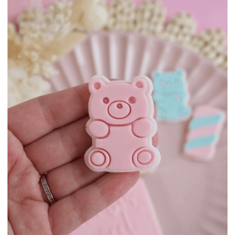 Tampon 3D + Cutter - Mini Bonbon Ourson