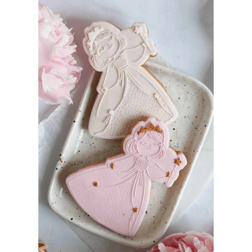 Tampon 3D + Cutter - Princesse et sa Baguette - OH MY COOKIE