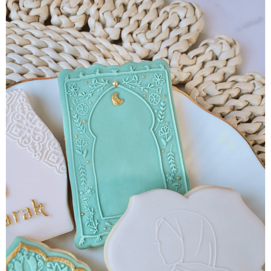 Tampon 3D + Cutter - Tapis de Prière Fleuri