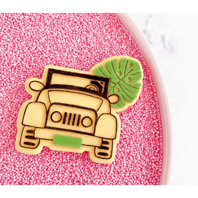 Tampon 3D + Cutter - Voiture Safari - OH MY COOKIE