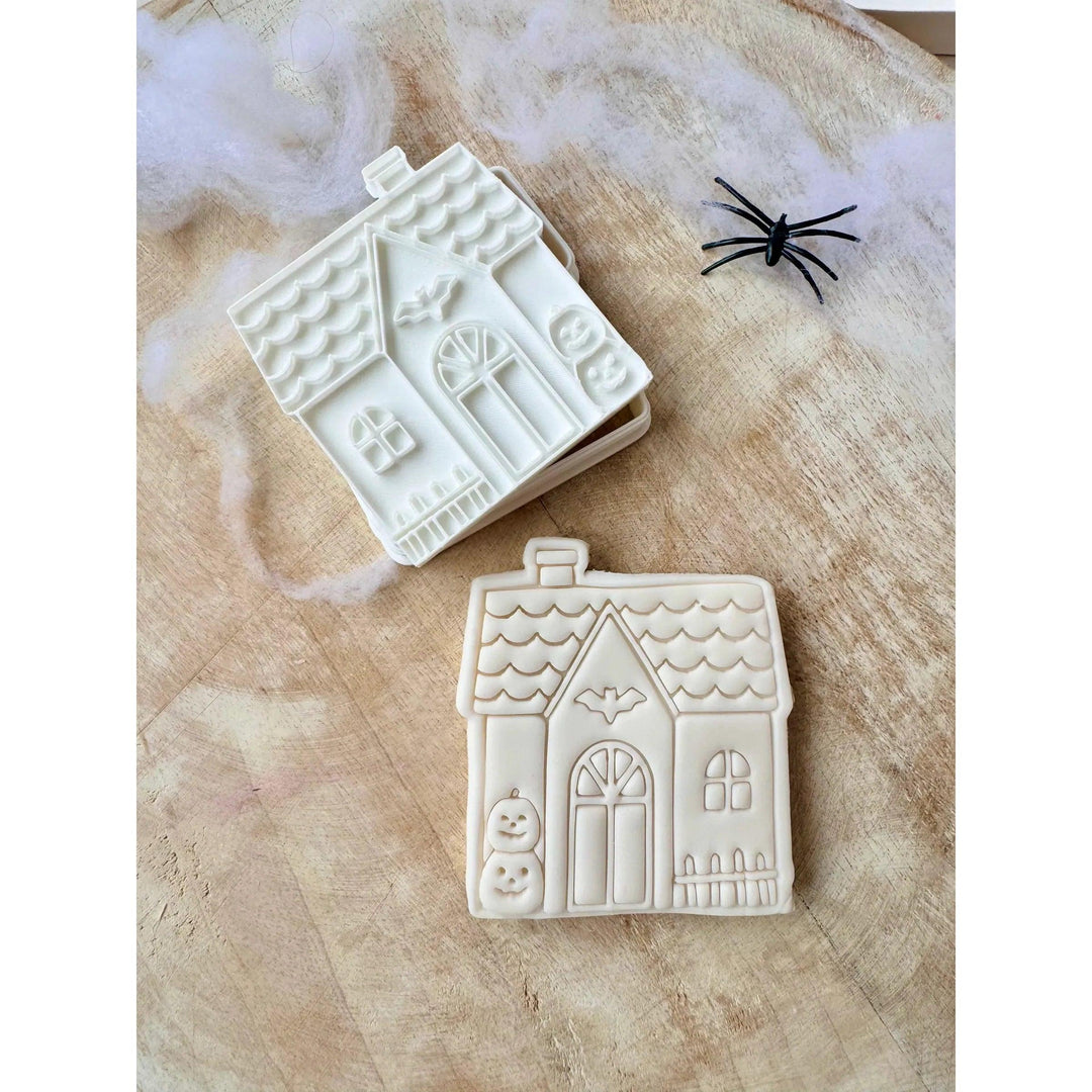 Tampon 3D - Maison Hantée + Cookie Cutter
